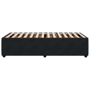Giroletto Nero 90x190 cm in Velluto