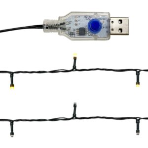 Ghirlanda Natalizia con Luci a LED 10 m Rossa