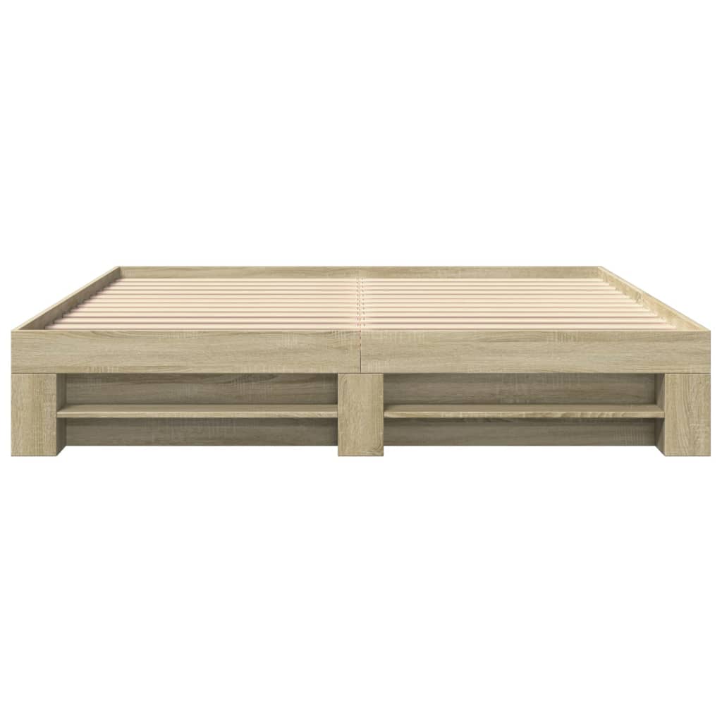 Giroletto senza Materasso Rovere Sonoma 180x200cm in Truciolato
