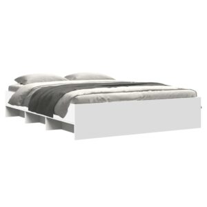 Giroletto senza Materasso Bianco 160x200cm in Legno Multistrato