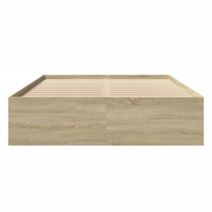 Giroletto senza Materasso Rovere Sonoma 120x190cm in Truciolato