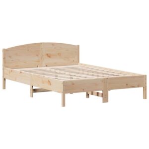 Letto senza Materasso 120x190 cm in Legno Massello di Pino
