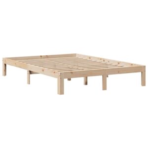 Giroletto con Cassetti 160x200 cm in Legno Massello di Pino