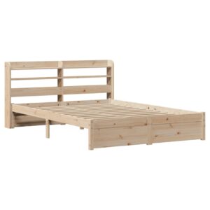 Giroletto con Testiera 120x200 cm in Legno Massello di Pino