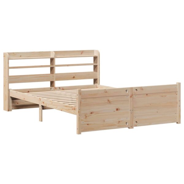 Giroletto con Testiera 140x200 cm in Legno Massello di Pino