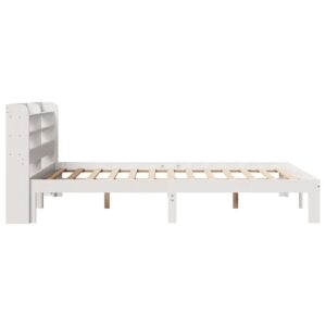 Giroletto con Testiera senza Materasso Bianco 140x190 cm