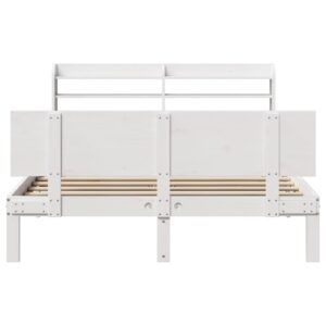 Giroletto con Testiera senza Materasso Bianco 120x200 cm