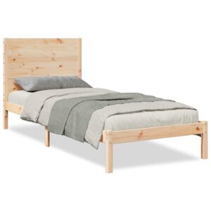 Giroletto Extra Lungo senza Materasso 90x220 cm Legno Massello