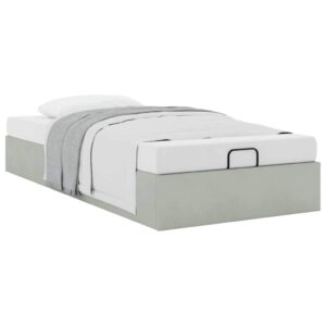Struttura Letto Pouf Senza Materasso 90x200 cm Velluto