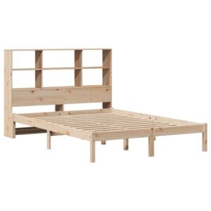 Letto Libreria senza Materasso 160x200 cm in Legno di Pino