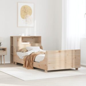 Giroletto senza Materasso 90x200 cm in Legno Massello di Pino