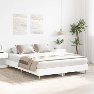 Giroletto senza Materasso Bianco 140x200 cm Legno Multistrato