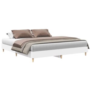 Giroletto senza Materasso Bianco 180x200 cm Legno Multistrato