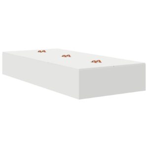 Struttura letto con contenitore Bianca 90x190 cm