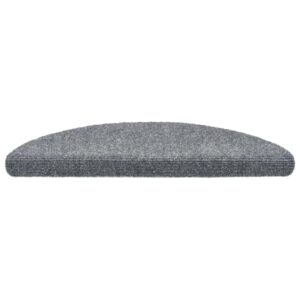 Tappetini Autoadesivi per Scale 30 pz Grigio Chiaro 56x17x3 cm