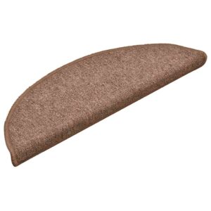 Tappetini per Scale 30 pz Marroni 56x17x3 cm