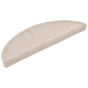 Tappetini per Scale 20 pz Tortora 56x17x3 cm