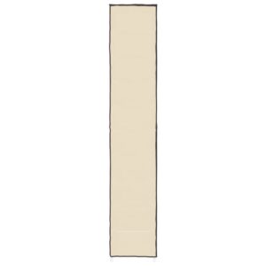 Scarpiera Crema 60x30x166 cm Tessuto