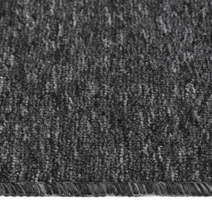 Tappetini per Scale 15 pz 75x20 cm Antracite Antiscivolo