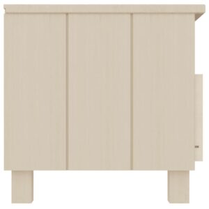 Mobile TV HAMAR ambra 106x40x40 cm in Legno Massello di Pino