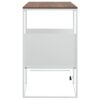 Tavolino Bianco 55x36x59,5 cm Legno Multistrato