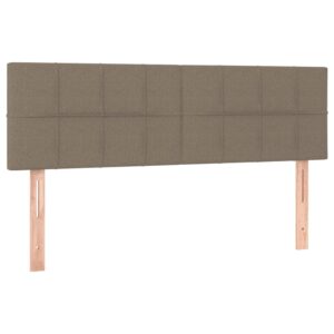 Testiere 2 pz Tortora 72x5x78/88 cm in Tessuto