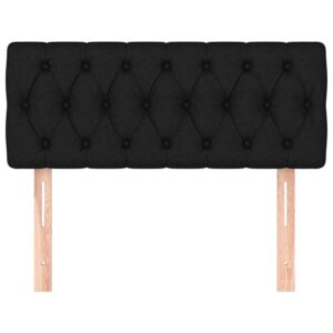 Testiere Nero 100 x 7 x 78/88 cm in Tessuto