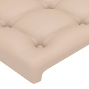 Testiere 2 pz Cappuccino 100x5x78/88 cm in Similpelle