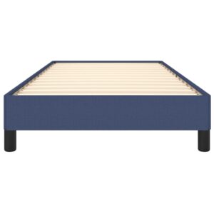 Giroletto senza Materasso Blu 100x200 cm in Tessuto