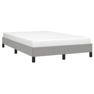 Giroletto senza Materasso Grigio Chiaro 120x200 cm Tessuto