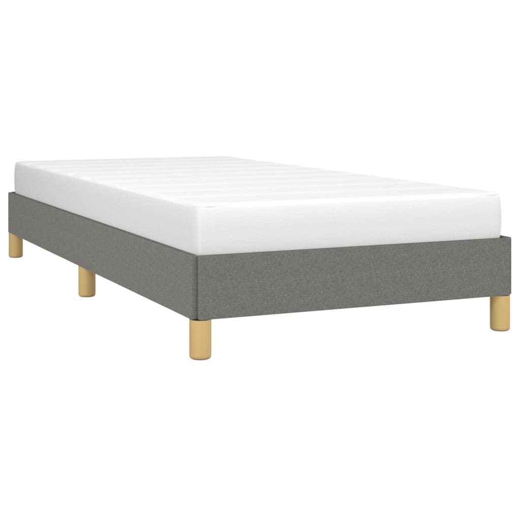 Giroletto senza Materasso Grigio Scuro 80x200 cm Tessuto