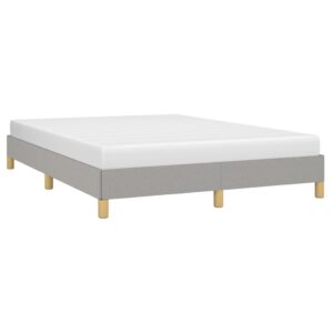Giroletto senza Materasso Grigio Chiaro 140x200 cm Tessuto