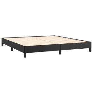 Giroletto Nero 160x200 cm in Similpelle