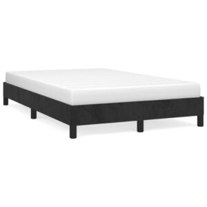 Giroletto senza Materasso Nero 120x200 cm Velluto