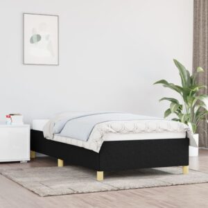 Giroletto senza Materasso Nero 80x200 cm Tessuto