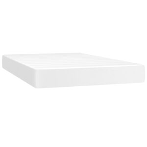 Materasso a Molle Bianco 120x200x20 cm in Similpelle