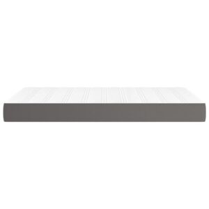 Materasso a Molle Grigio 120x200x20 cm in Similpelle