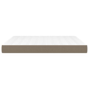 Materasso a Molle Insacchettate Grigio Tortora 180x200x20 cm