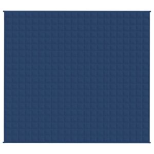 Coperta Ponderata Blu 200x225 cm 13 kg Tessuto