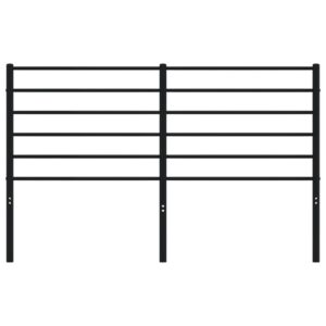 Testiera in Metallo Nero 160 cm