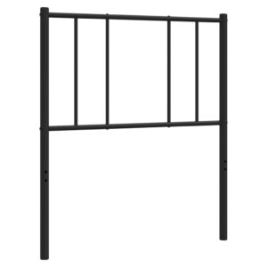 Testiera in Metallo Nero 90 cm