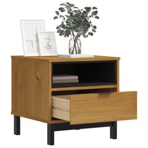 Tavolino FLAM 50x50x50 cm in Legno Massello di Pino