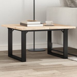 Telaio Gambe a O per Tavolino da Salotto 50x40x38 cm in Acciaio
