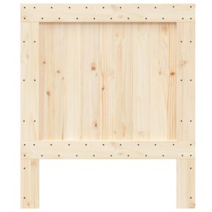 Testiera 90x104 cm in Legno Massello di Pino