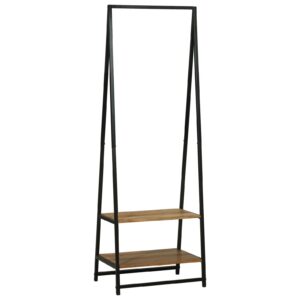 Scaffale per vestiti 60x45x180 cm Legno Massello di Acacia