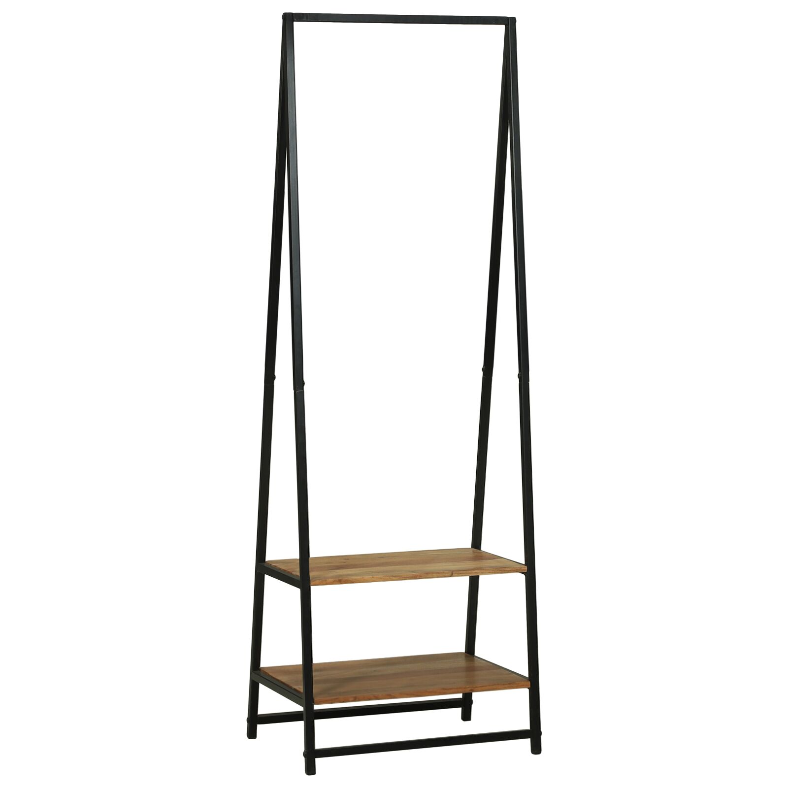 Scaffale per vestiti 60x45x180 cm Legno Massello di Acacia