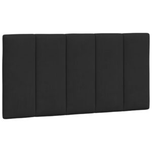 Cuscino Testiera Nero 100 cm in Velluto