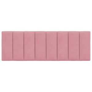 Cuscino Testiera Rosa 120 cm in Velluto