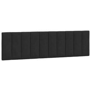 Cuscino Testiera Nero 180 cm in Velluto