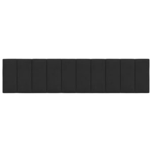 Cuscino Testiera Nero 200 cm in Velluto